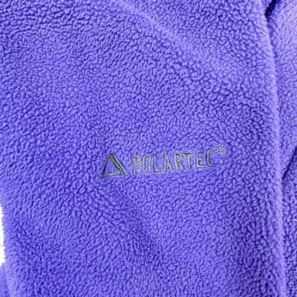 LL Bean Size XS Womens Purple PolarTec Wind Pro Full Zip Fleece Jacket - Picture 5 of 9